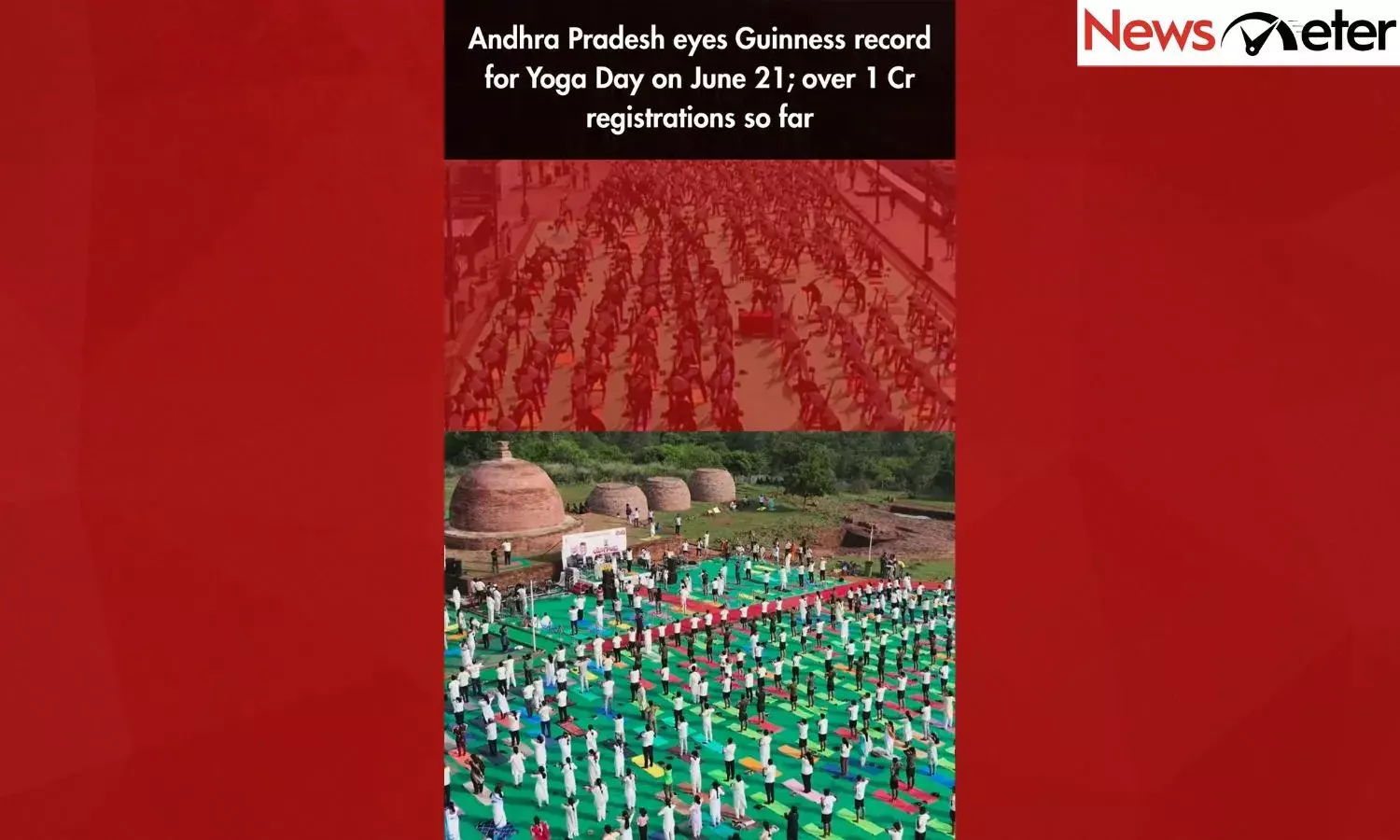 Andhra Pradesh eyes Guinness record for Yoga Day on June 21; over 1 Cr registrations so far