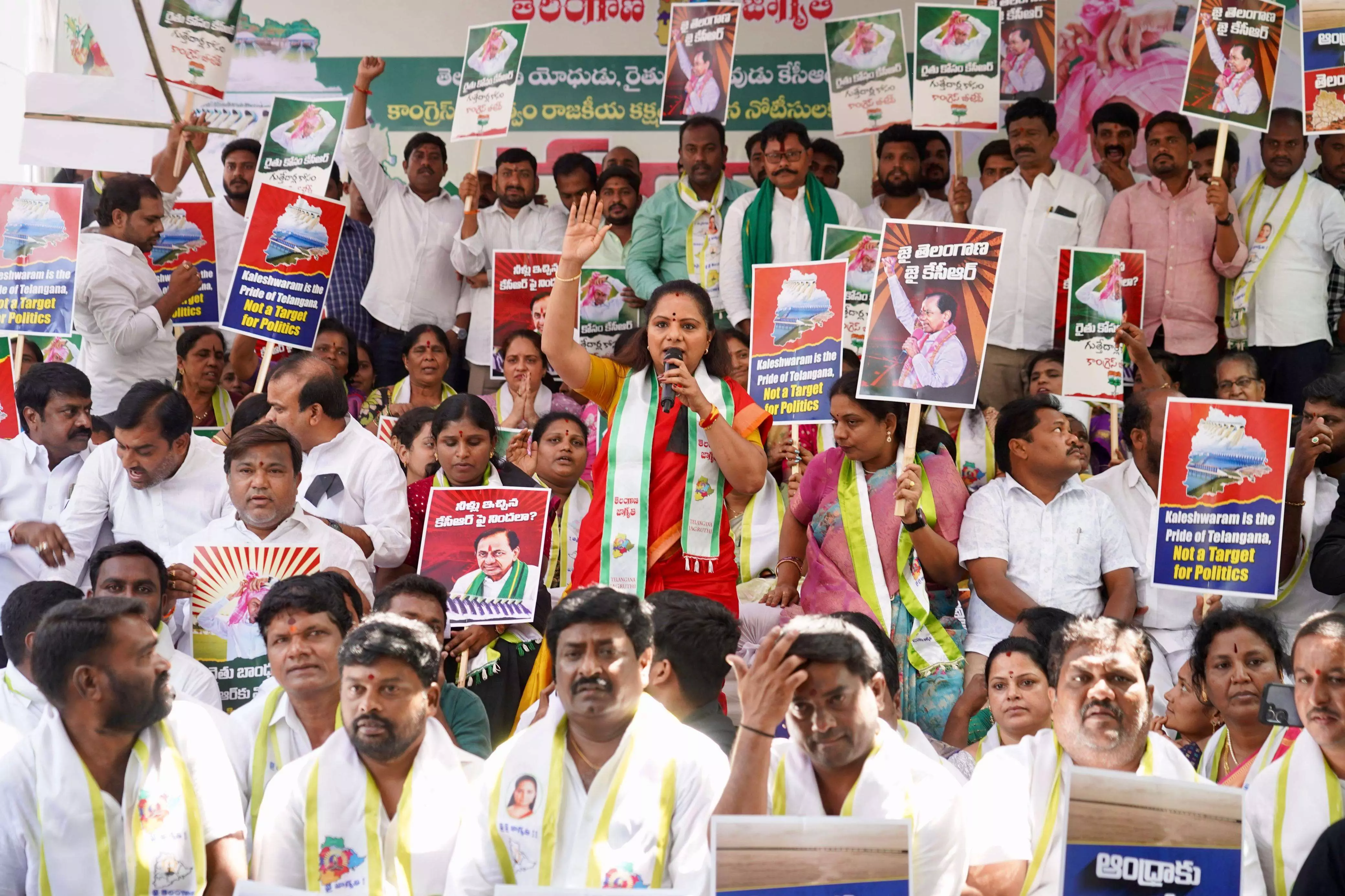 ‘What wrong did KCR do?’ Kavitha slams Congress for ‘targeting’ KCR via Ghose panel in Kaleshwaram probe ‘What wrong did KCR do?’ Kavitha slams Congress for ‘targeting’ KCR via Ghose panel in Kaleshwaram probe