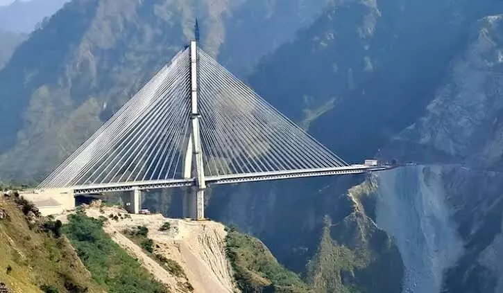 India’s first cable-stayed rail bridge opens India’s first cable-stayed rail bridge opens