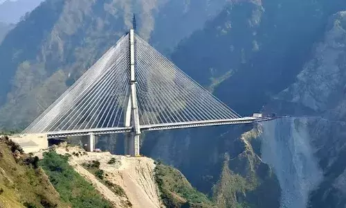 Indiaās first cable-stayed rail bridge opens