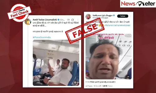 Fact Check: Ahmedabad plane crash ā final videos show turbulence, faulty AC? No, find the facts here