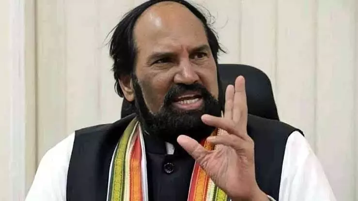 Uttam to Centre: Halt tenders for AP’s Godavari project that undermines Telangana’s water rights Uttam to Centre: Halt tenders for AP’s Godavari project that undermines Telangana’s water rights