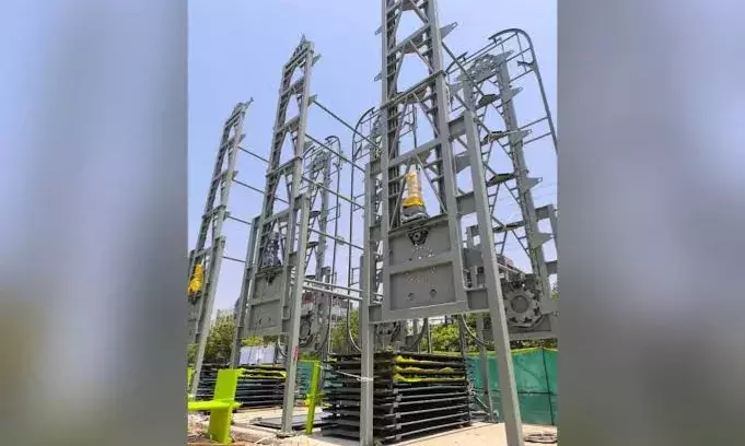 Video:15-meter tall, space for 72 cars: Hyderabad gets rotary-style parking facility at KBR Park