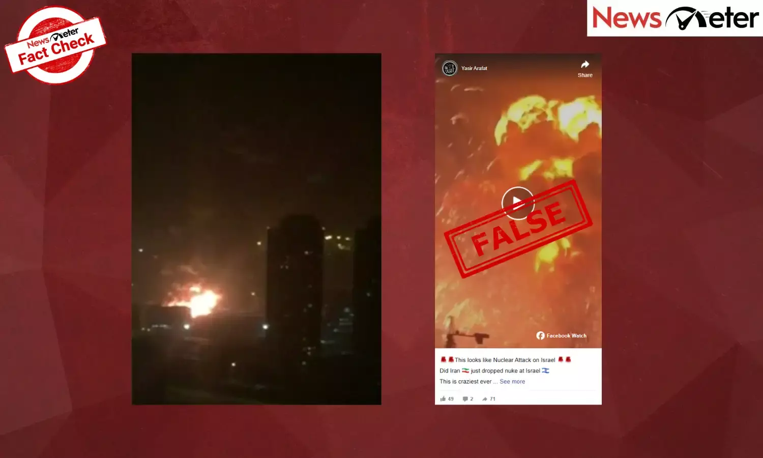 Fact Check: Iran attacks Israel with nuclear strike? No, video shows Tianjin blasts in 2015