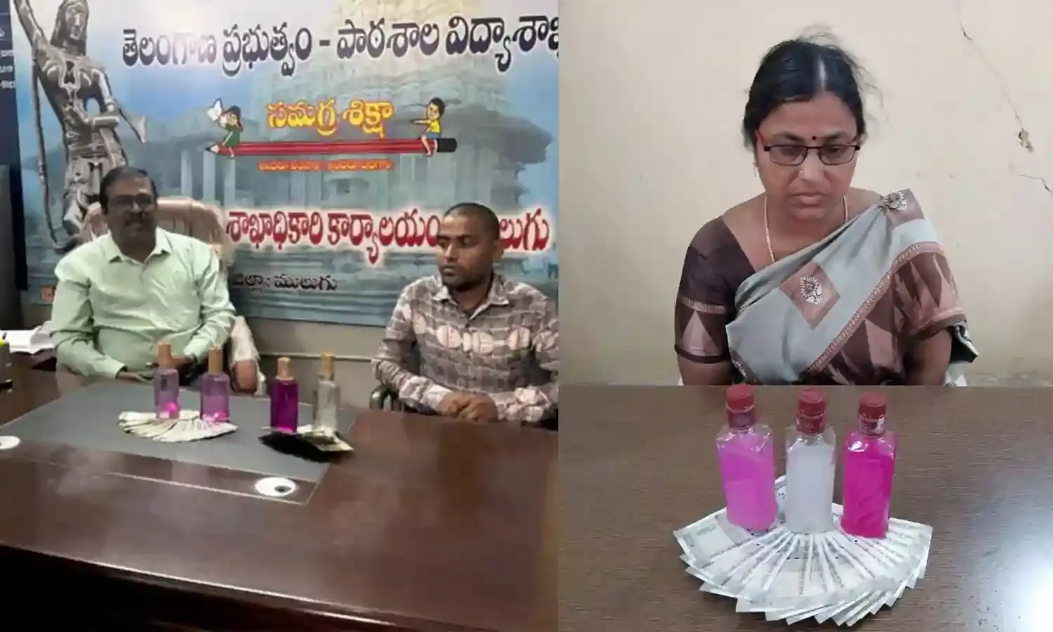 ACB arrests Mulugu DEO and Sangareddy panchayat secretary for taking bribes
