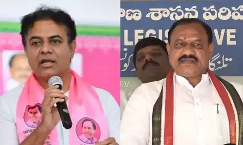 KTR sends legal notice to TPCC chief Mahesh Goud over phone tapping allegations