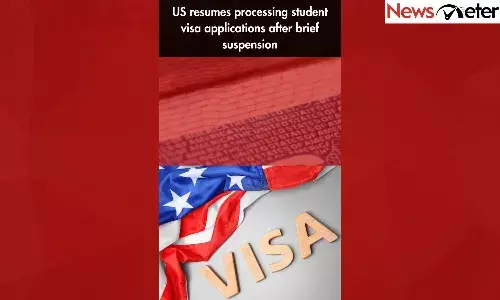 US resumes processing student visa applications after brief suspension