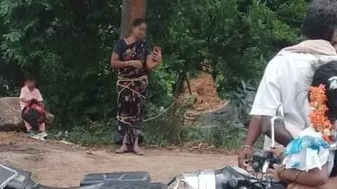 NHRC sends notice to AP govt, police over assault on Chittoor woman by moneylender NHRC sends notice to AP govt, police over assault on Chittoor woman by moneylender