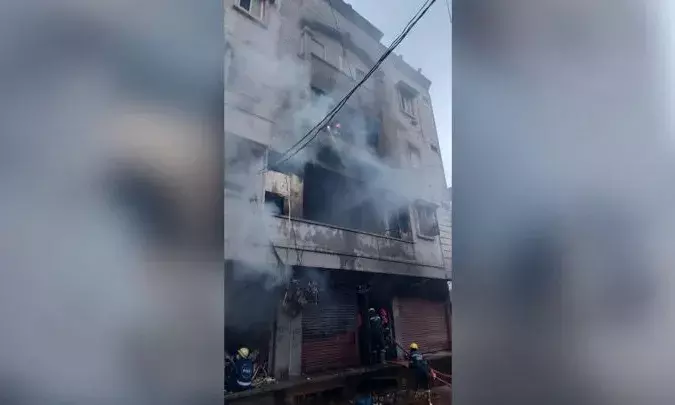 Hyderabad: 13 workers rescued after massive fire at furniture unit in Asifnagar