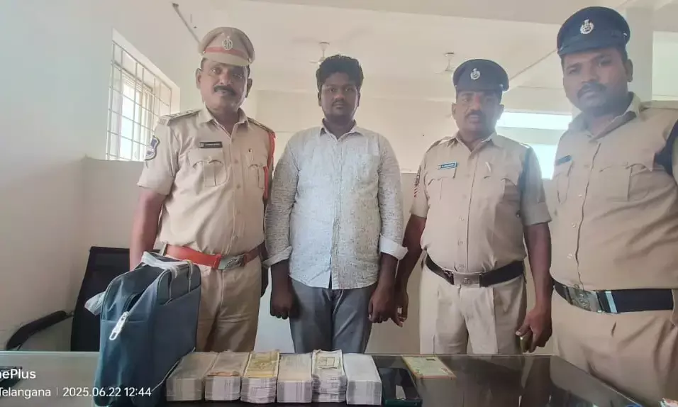 Fake currency bust: Man caught with counterfeit notes with face value of Rs 15 lakh in Bachupally