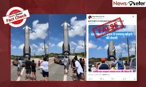 Fact Check: Israel preparing for nuclear attack on Iran? No, video shows SpaceX Starship