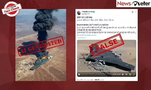 Fact Check: Iran shoots down US B-2 stealth bomber? No, visuals are AI-generated