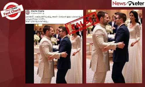Fact Check: ಜಾರ್ಜ್ ಸೊರೊಸ್ ಪುತ್ರನ ವಿವಾಹ ಸಮಾರಂಭದಲ್ಲಿ ರಾಹುಲ್ ಗಾಂಧಿ ಭಾಗವಹಿಸಿದ್ದಾರಾ? ಇಲ್ಲ, ಇದು ಎಐ ಫೋಟೋ
