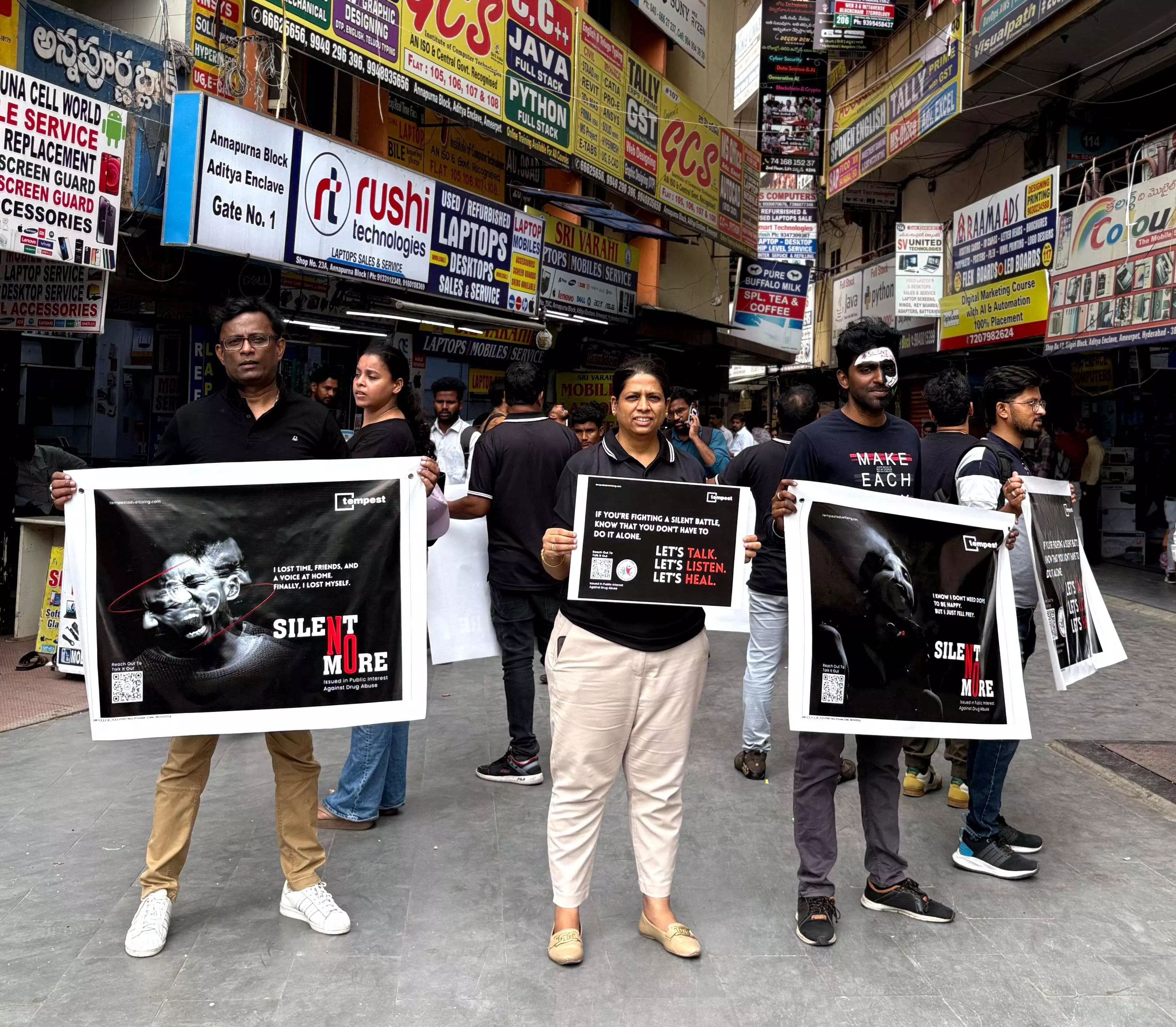 ‘Silent No More’: Anti-drug drive for those battling addiction held across Hyderabad ‘Silent No More’: Anti-drug drive for those battling addiction held across Hyderabad