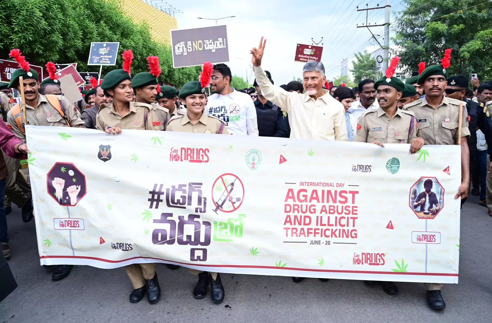 `No Drugs Bro: Andhra declares war on narcotics; to confiscate properties of peddlers `No Drugs Bro: Andhra declares war on narcotics; to confiscate properties of peddlers