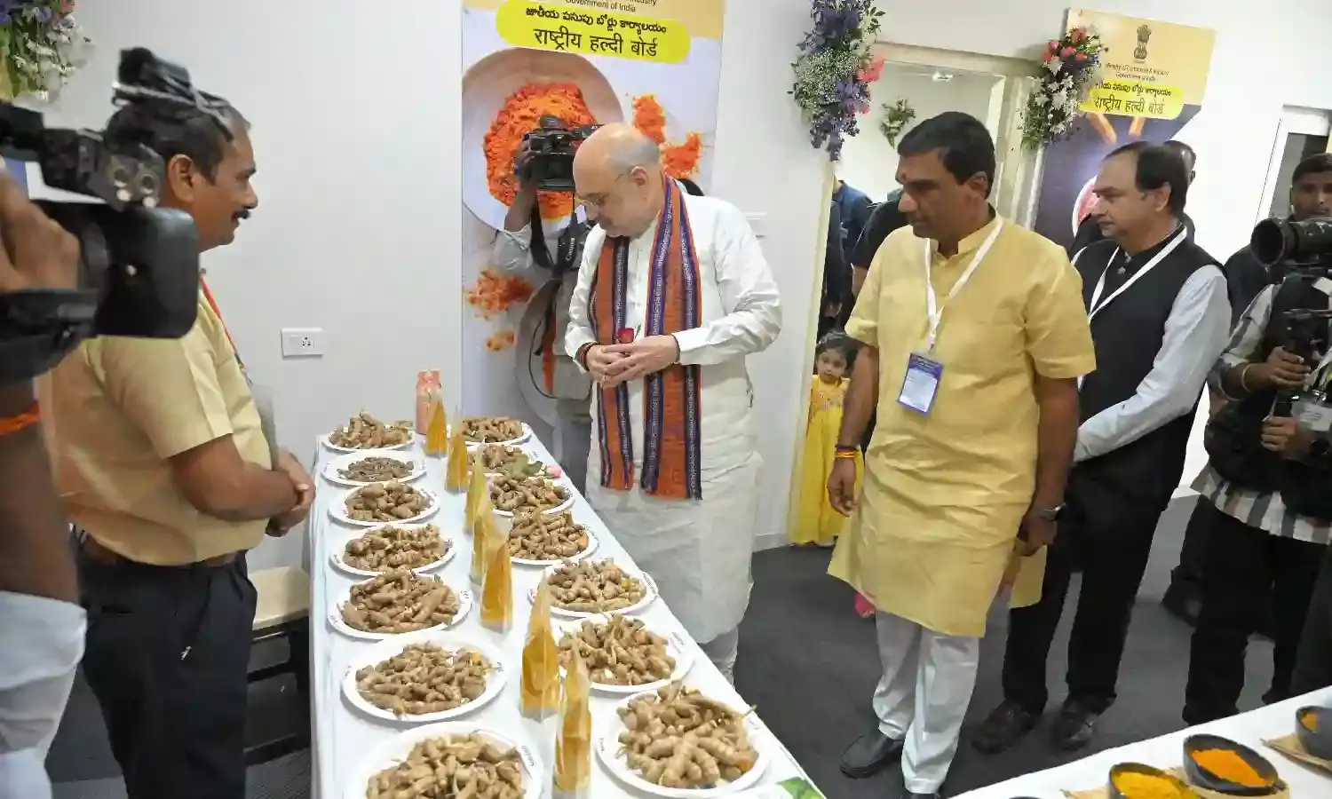 Amit Shah opens National Turmeric Board in Nizamabad, sets target for $1 billion in exports