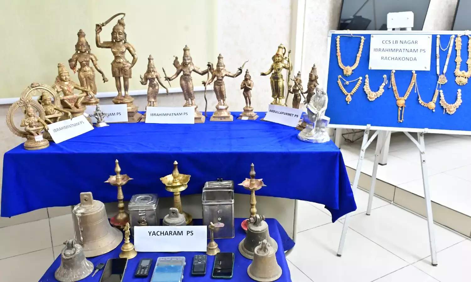 temple idol theft Yacharam, Ibrahimpatnam idol theft arrests