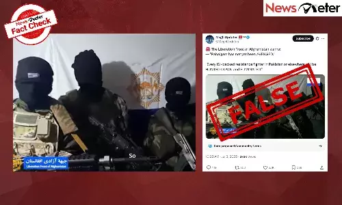 Fact Check: Liberation Front of Afghanistan vows to avenge Pahalgam attack? No, video is old