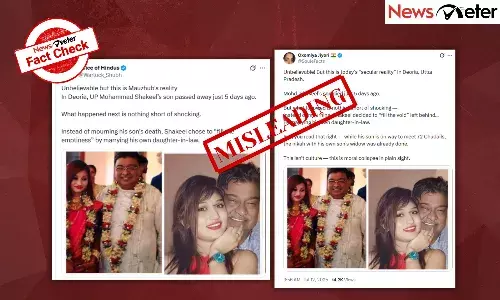 Fact Check: Communal claim falsely links Muslim man from UPās Deoria to marriage with daughter-in-law Fact Check: Communal claim falsely links Muslim man from UPās Deoria to marriage with daughter-in-law