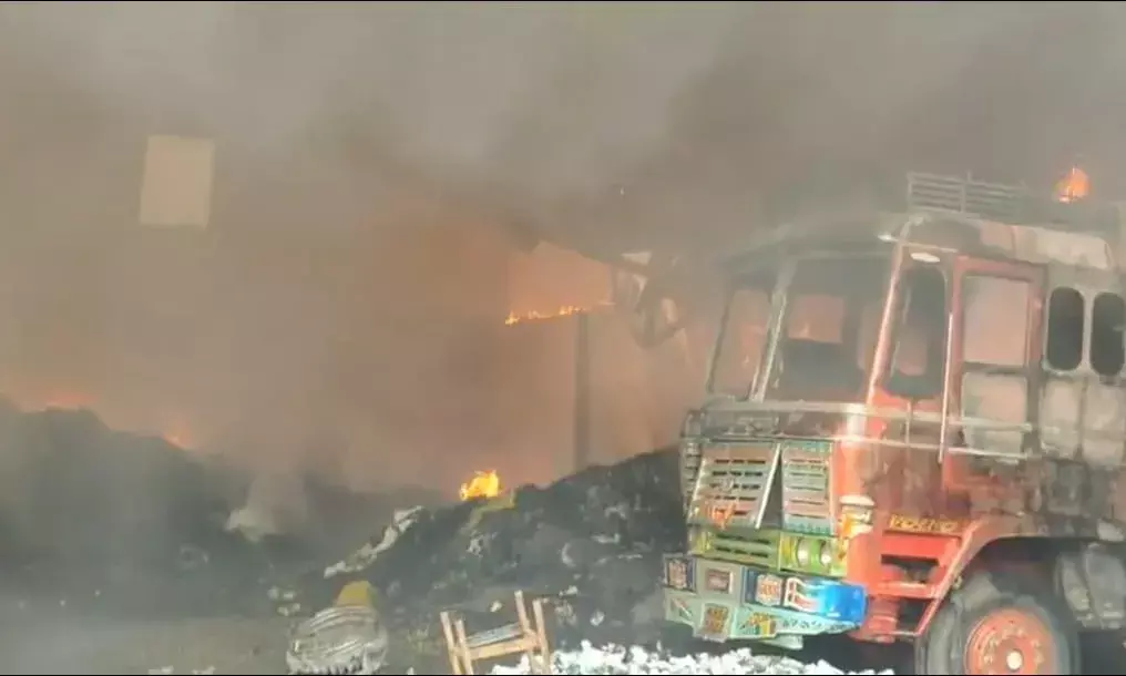 Fire erupts again at Pashamylaram Industrial Zone; no casualties