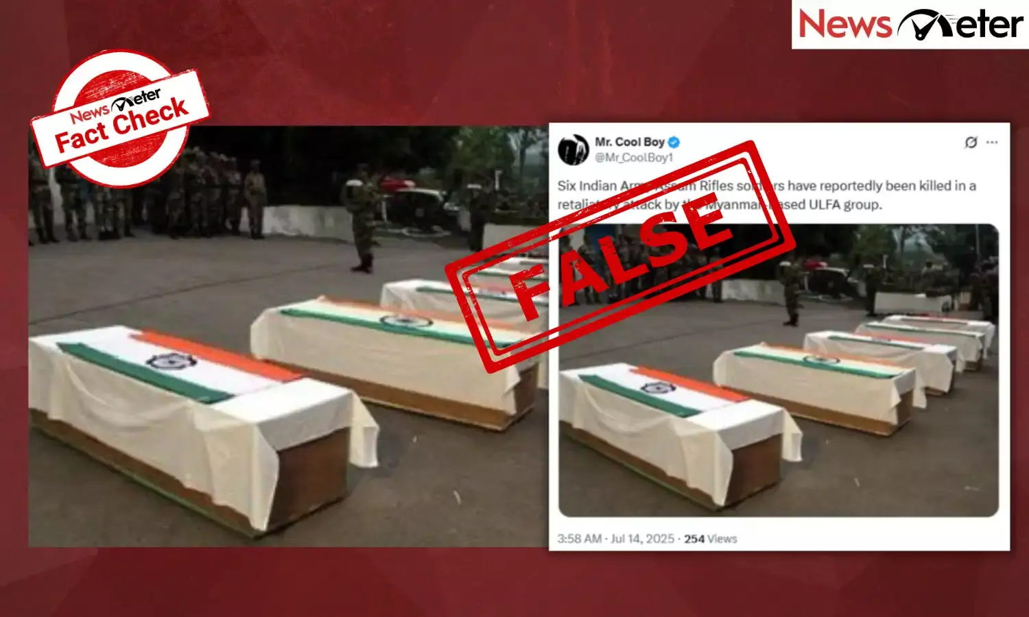 Fact Check: Six Assam Rifles soldiers killed by Myanmar-based ULFA group? No, find the facts here