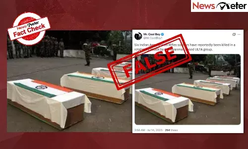 Fact Check: Six Assam Rifles soldiers killed by Myanmar-based ULFA group? No, find the facts here Fact Check: Six Assam Rifles soldiers killed by Myanmar-based ULFA group? No, find the facts here