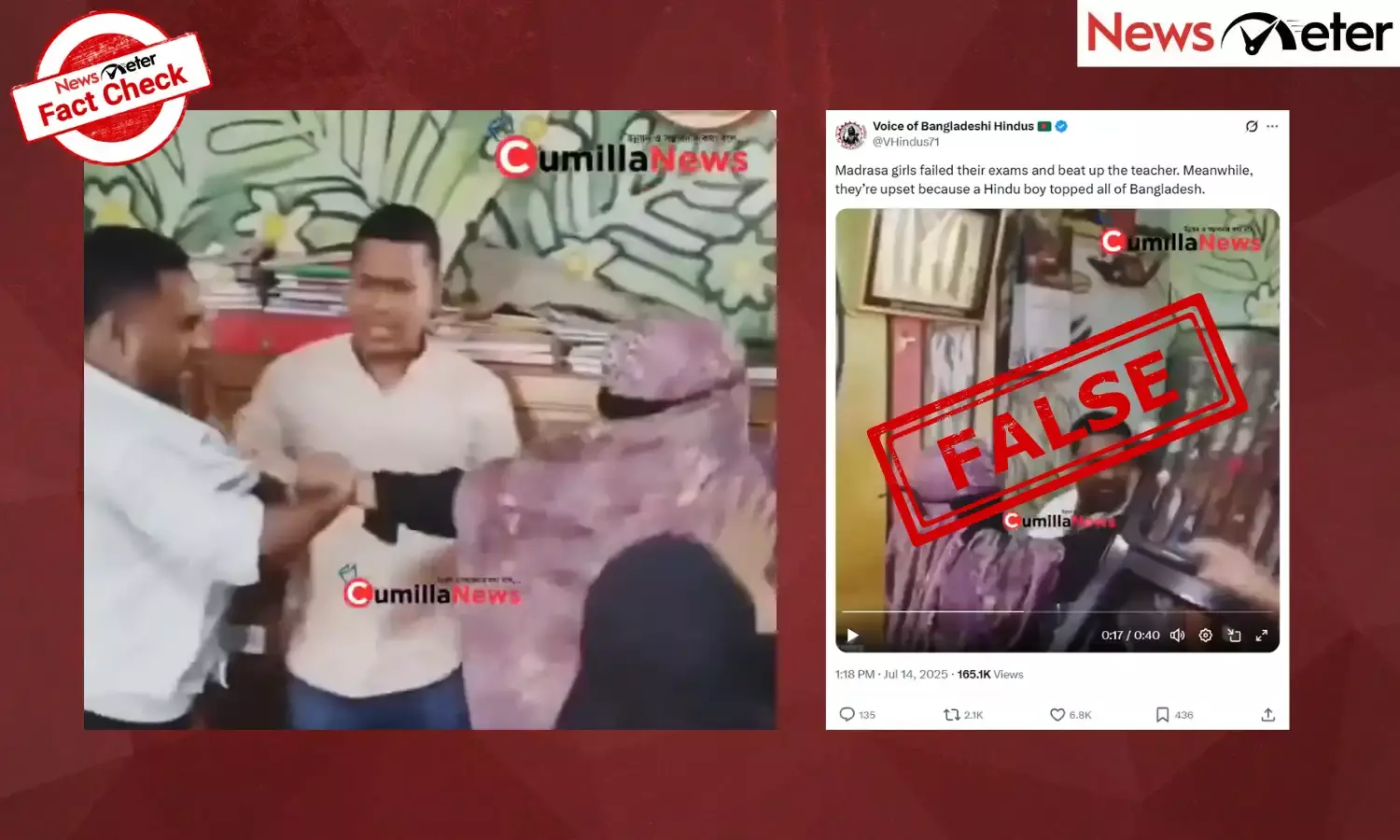 Fact Check: Madrasa students in Bangladesh attack teachers after failing exams? No, here’s what happened