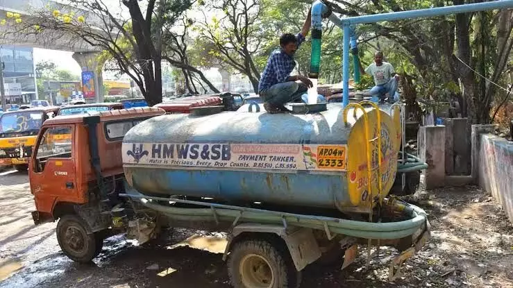 Insufficient rainfall, declining groundwater: Water tanker bookings in Hyderabad increase by 36% in July Insufficient rainfall, declining groundwater: Water tanker bookings in Hyderabad increase by 36% in July
