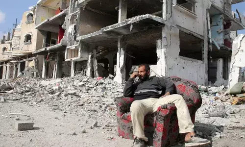 Spark July 2025: Posters at OU ask students to raise Gaza humanitarian crisis, Indiaās black money issue