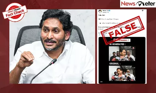 A video of YS Jagan Mohan Reddy saying āHindi is a national Languageā is circulating with the claim that it is AI-generated and the former AP CM did not make the statement. A video of YS Jagan Mohan Reddy saying āHindi is a national Languageā is circulating with the claim that it is AI-generated and the former AP CM did not make the statement.