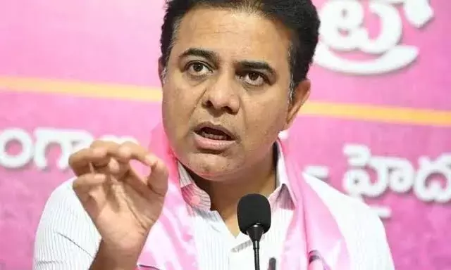 KTR threatens legal action against CM Revanth for linking him to drugs case