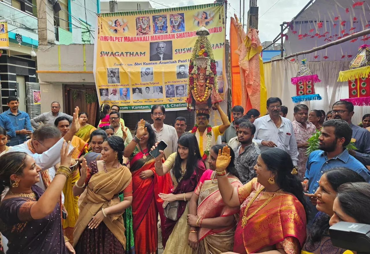 Dhoolpet Mahankali Temple @100: Thousands converge to mark spiritual, cultural legacy Dhoolpet Mahankali Temple @100: Thousands converge to mark spiritual, cultural legacy
