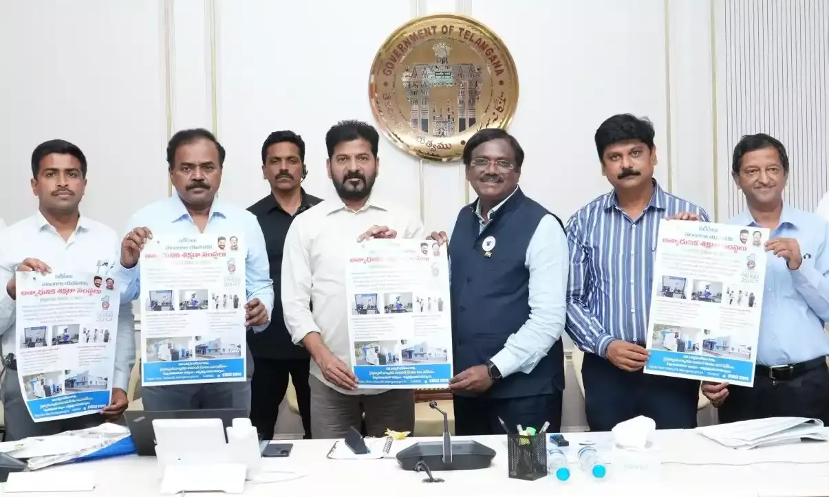 CM Revanth to visit ATCS to review progress of skill development training for youth