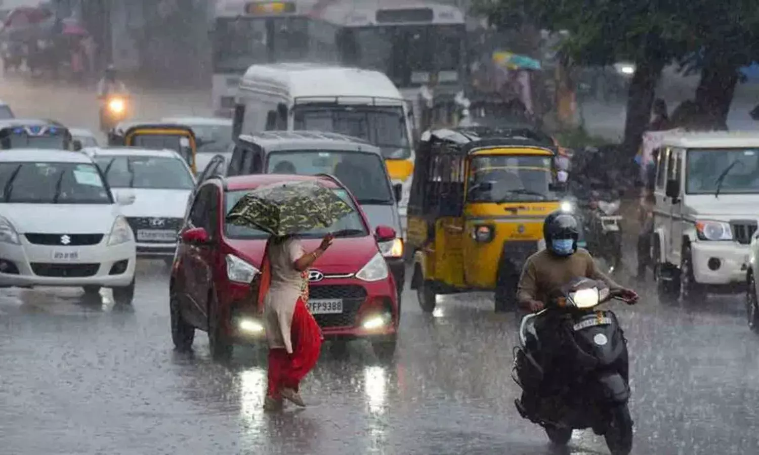Telangana under High rainfall alert: CM calls for work from home till August 16