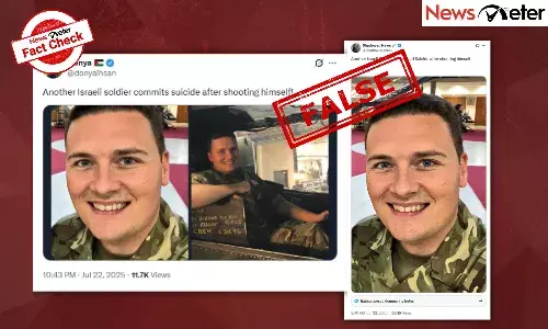 Fact Check: Israeli soldier in viral images died by suicide? No, photos show UK MP Wes Streeting