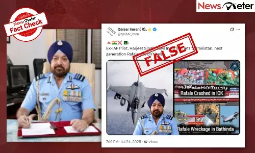 Fact Check: Former IAF pilot admits India lost Rafale jets during Operation Sindoor? No, Harjeet Singh passed away in 2023