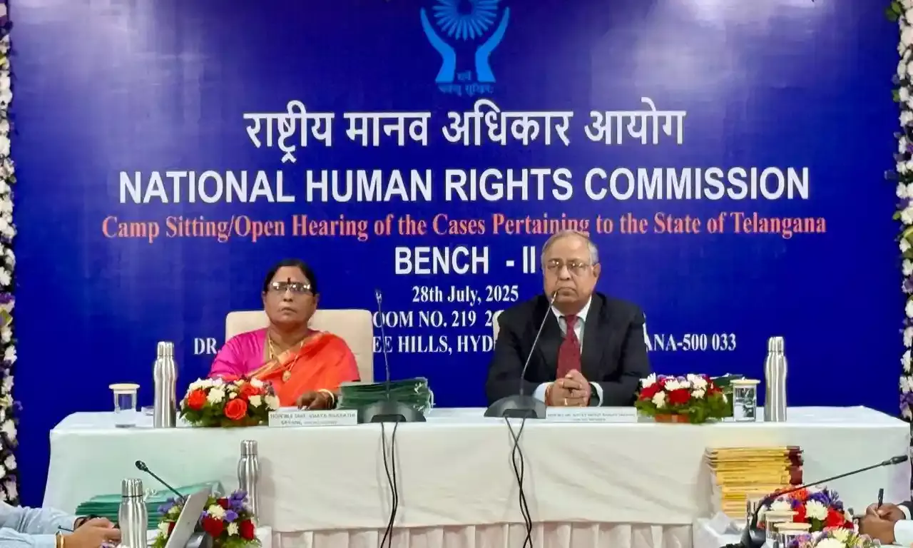 Hyderabad: NHRC sets up camp at Dr MCR HRD Institute; will address HR abuse cases for 2 days