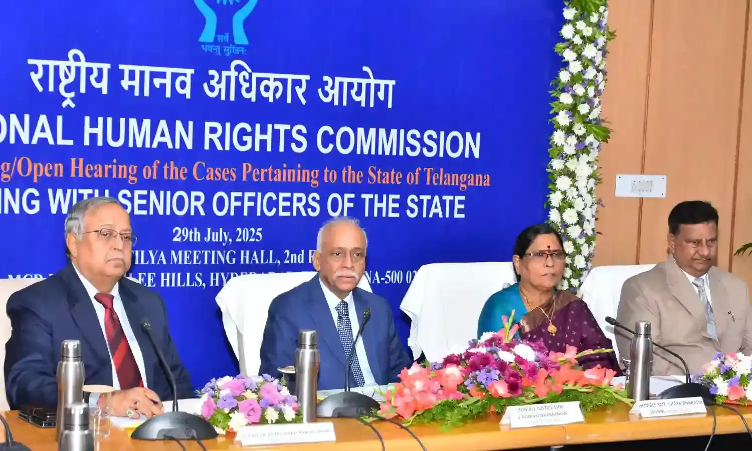 NHRC hears grievances on child deaths, pensions and police action in Hyderabad open hearings