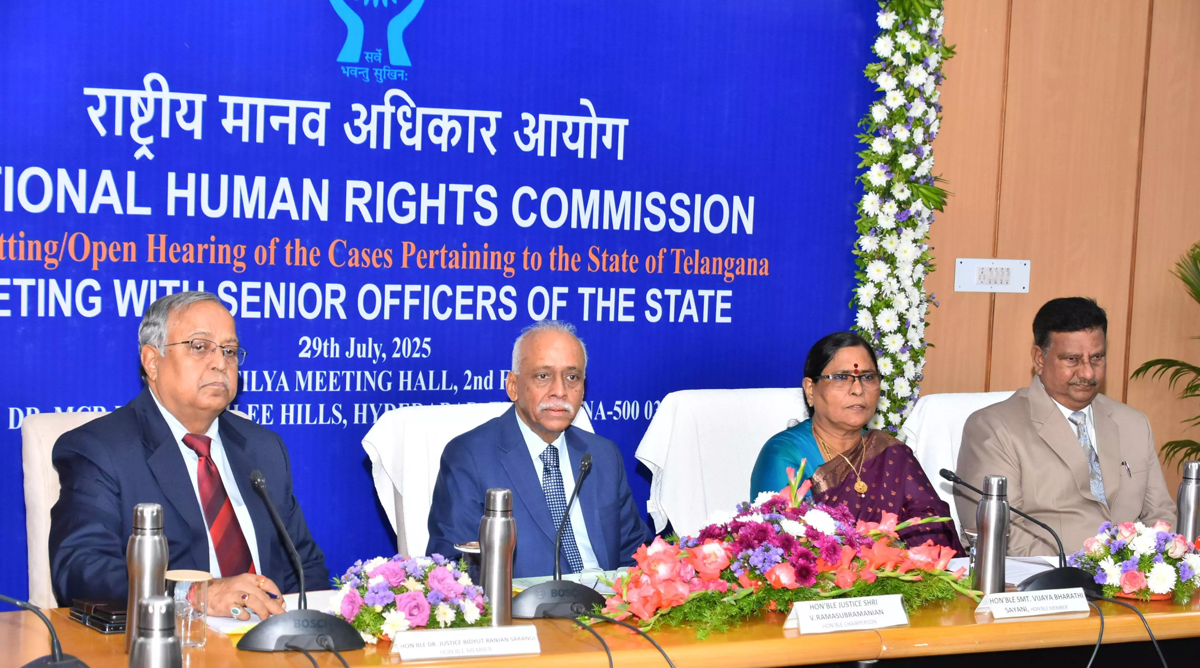 NHRC hears grievances on child deaths, pensions and police action in Hyderabad open hearings NHRC hears grievances on child deaths, pensions and police action in Hyderabad open hearings