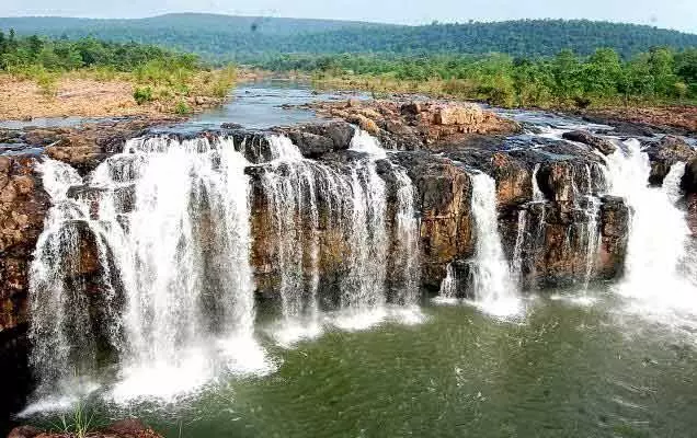 `Niagara of Telangana’: After five days, Mulugu’s Bogatha Waterfall reopened for tourists `Niagara of Telangana’: After five days, Mulugu’s Bogatha Waterfall reopened for tourists