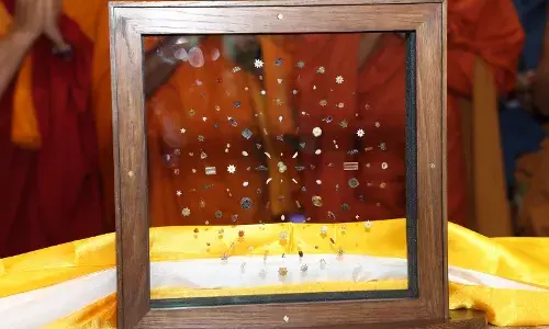 Bhagwan Buddhaās relics return home after 127 years; PM Modi calls it a joyous milestone