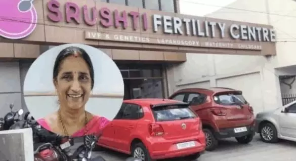 ‘Srushti’ surrogacy racket: Attaluri Namratha, son Jayanth, sent to five-day police custody ‘Srushti’ surrogacy racket: Attaluri Namratha, son Jayanth, sent to five-day police custody