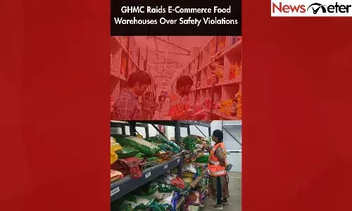 GHMC Raids E-Commerce Food Warehouses Over Safety Violations