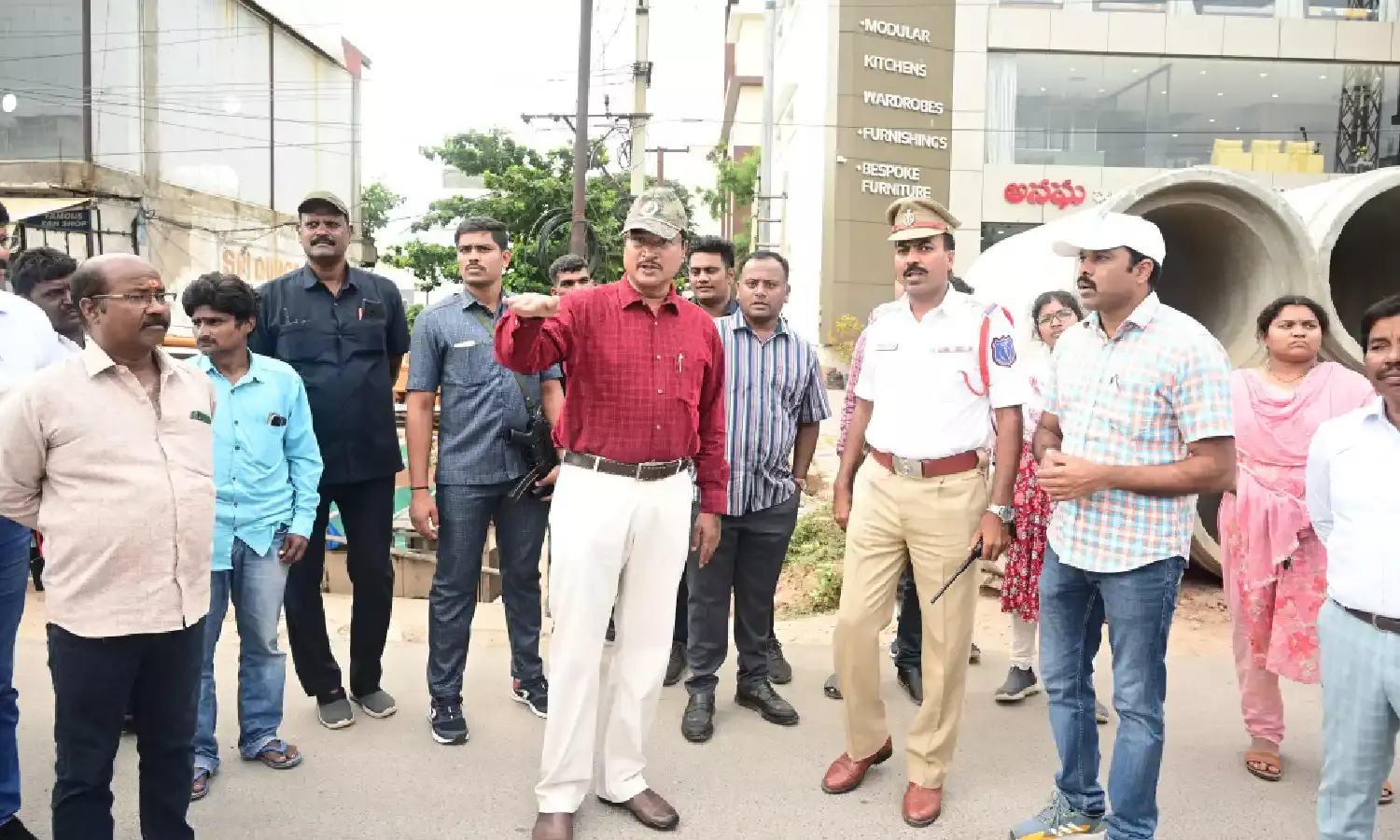 Monsoon Alert: HYDRAA  boss Ranganath inspects drains, lakes, encroachments in Hyderabad