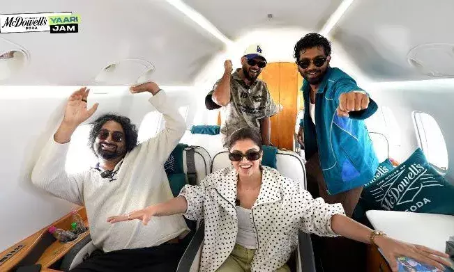 Friendship Day concert at 36,000 feet: House of McDowell’s Yaari Jam launches session on private jet