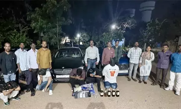 Drug bust: Six techies caught with LSD, hash oil at Moinabad farmhouse party