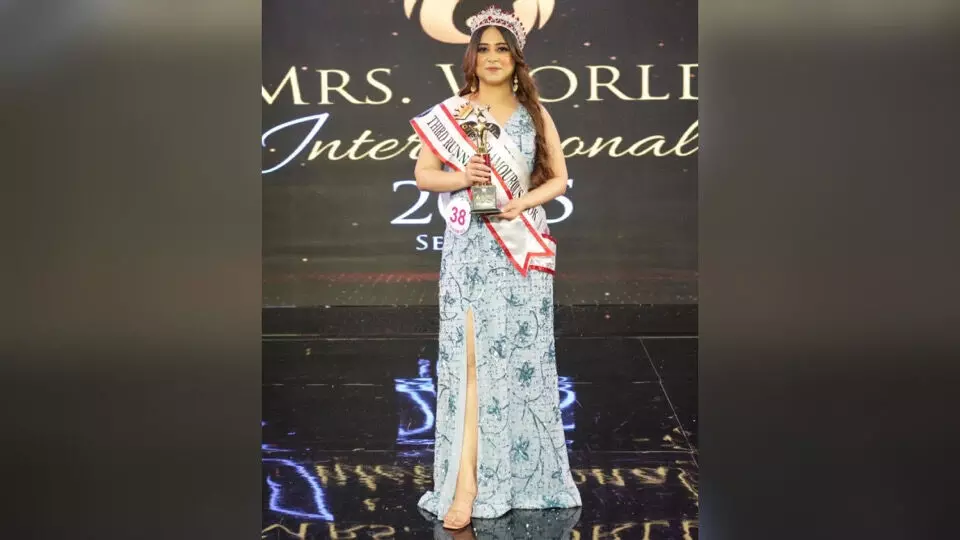 Interview: Hyderabad’s Meenaz Banu talks about competing quietly, winning big at Mrs World International Interview: Hyderabad’s Meenaz Banu talks about competing quietly, winning big at Mrs World International