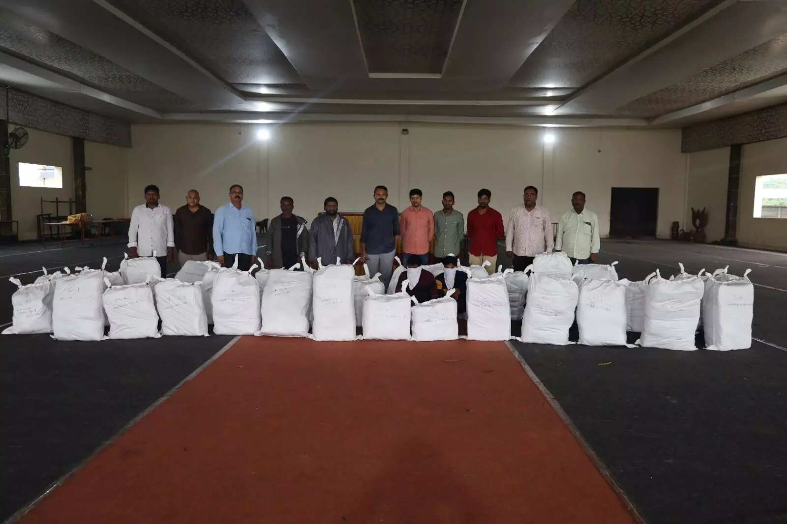Odisha-to-UP drug route busted in Telangana; Rs 4 crore worth ganja seized near Shamshabad Odisha-to-UP drug route busted in Telangana; Rs 4 crore worth ganja seized near Shamshabad