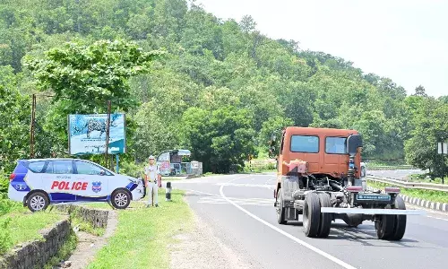 Nirmal police use their life-size cutouts on highway to scare speeding drivers into slowing down