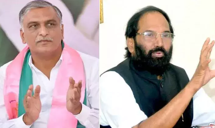 KLIS irregularities: Ghose Commission report sparks slugfest between Uttam Kumar,  BRS’ Harish Rao